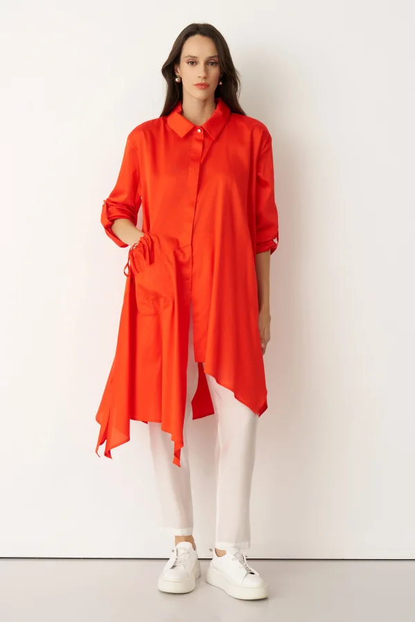 Kythera Tunik - Kırmızı - 1