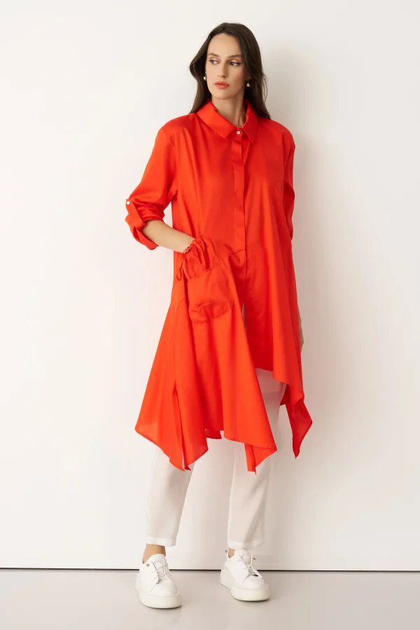 Kythera Tunik - Kırmızı - 2