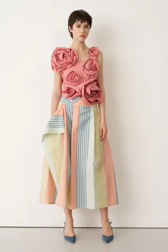 Lakonisi Etek - Çok Renkli - BIZE (1)