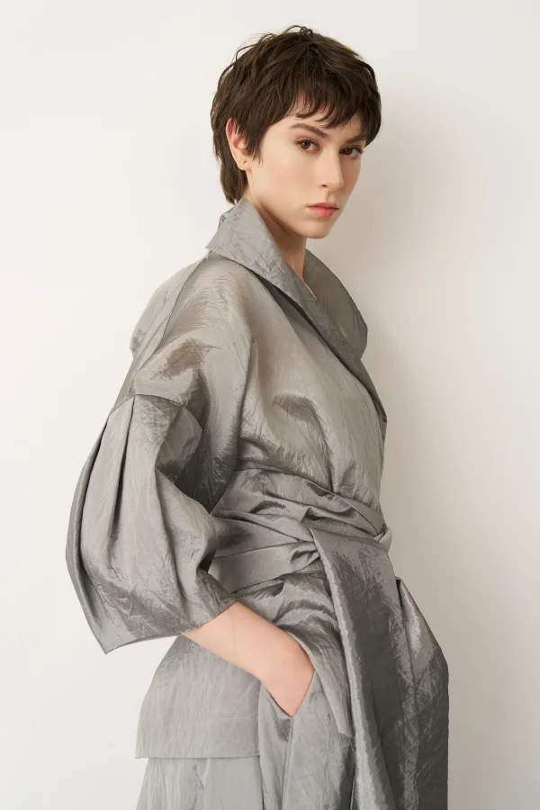 Leros Ceket - Gümüş - 6