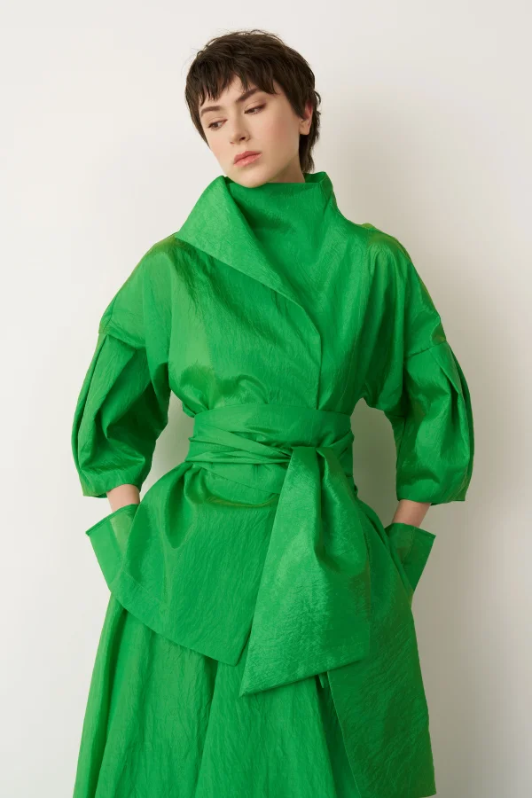 Leros Ceket - Koyu Yeşil - 1