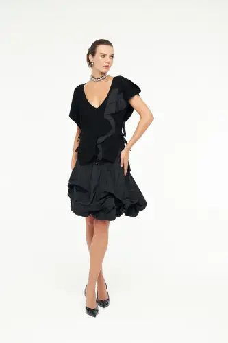 Libra Süveter - Siyah - 1