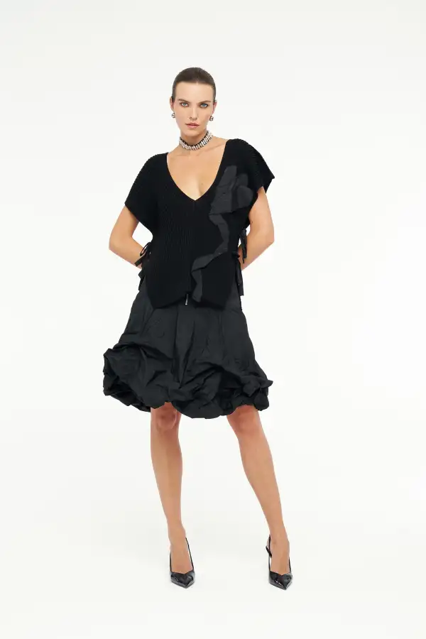 Libra Süveter - Siyah - 3