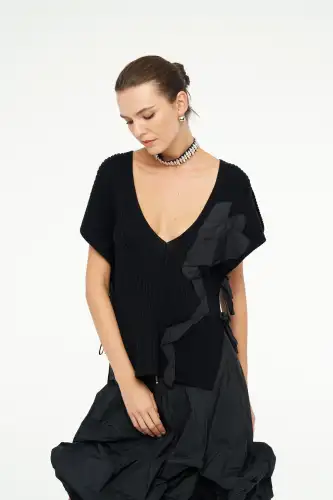 Libra Süveter - Siyah - 4