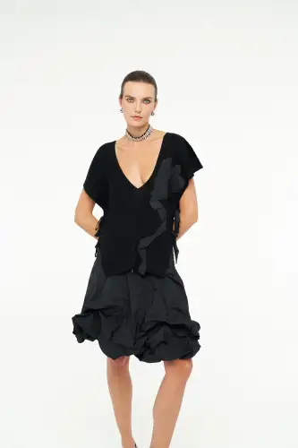 Libra Süveter - Siyah - 5