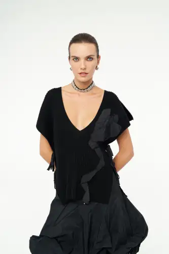 Libra Süveter - Siyah - 6