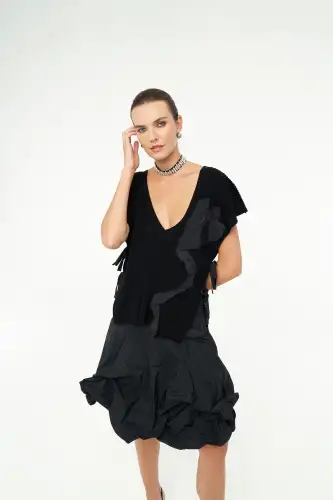 Libra Süveter - Siyah - 7