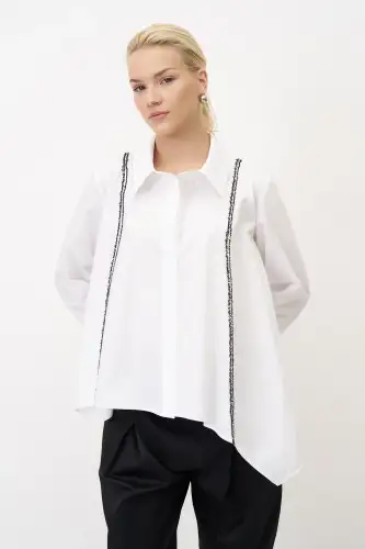 Ligia Gömlek - Beyaz - 1