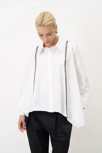 Ligia Gömlek - Beyaz - 5
