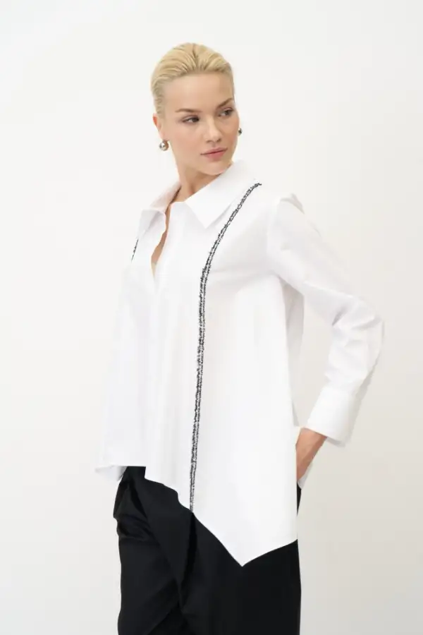 Ligia Gömlek - Beyaz - 6