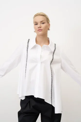 Ligia Gömlek - Beyaz - BIZE (1)