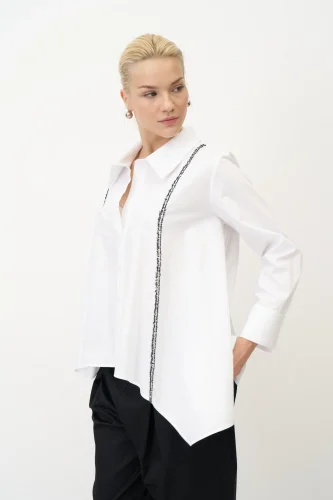 Ligia Gömlek - Beyaz - 6