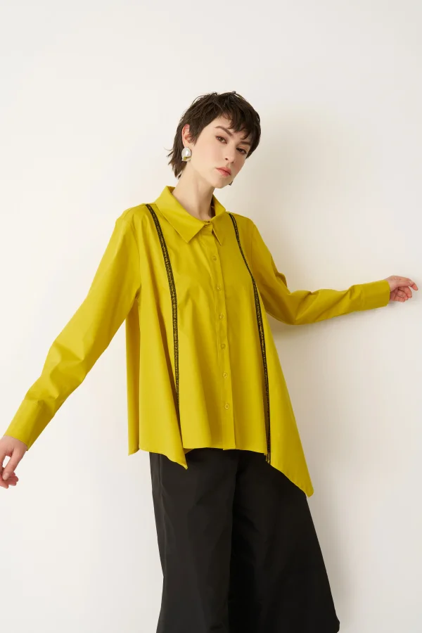 Ligia Gömlek - Sarı - 2