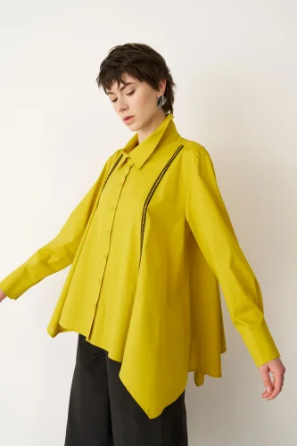 Ligia Gömlek - Sarı - 5