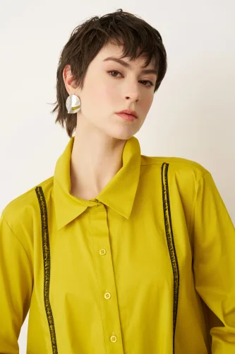 Ligia Gömlek - Sarı - 6