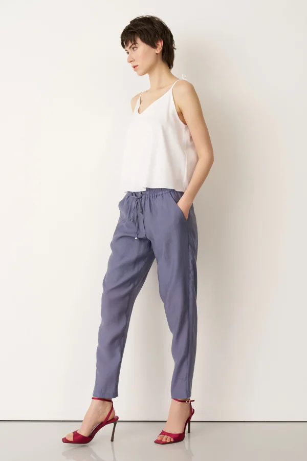 Limnos Esnek Pantolon - Indigo - 4