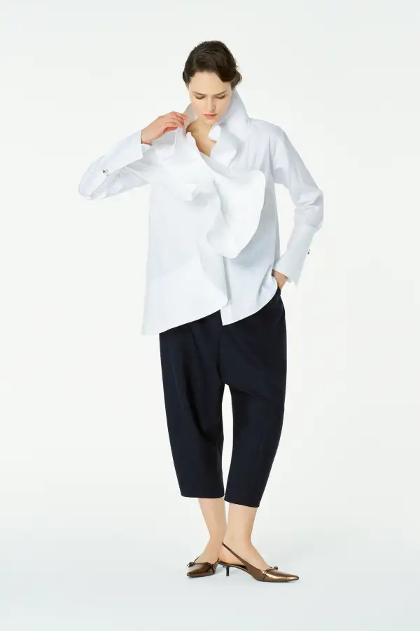 Luna Gömlek - Beyaz - BIZE (1)