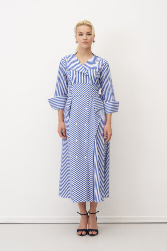 Marathi Elbise - Lacivert - BIZE