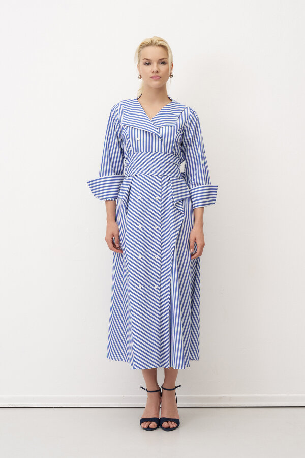 Marathi Elbise - Lacivert - 1