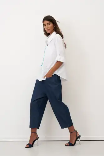 Marina Gömlek - Beyaz - 3