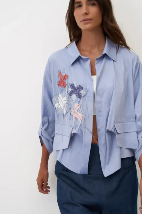 Marmaro Gömlek - Mavi - 3