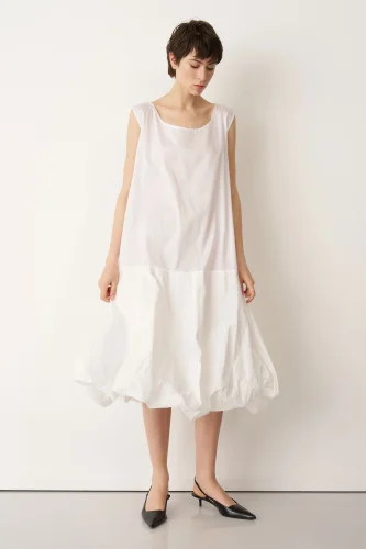 Megalo Elbise - Beyaz - BIZE (1)