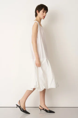 Megalo Elbise - Beyaz - 3