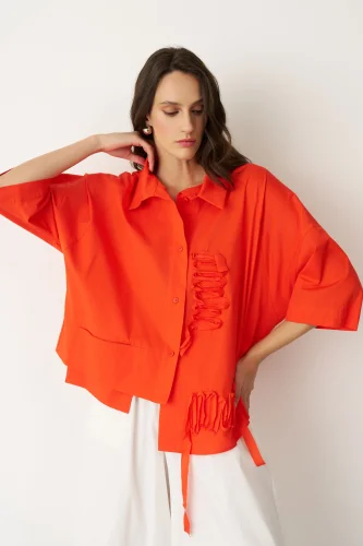 Megisti Gömlek - Kırmızı - 3