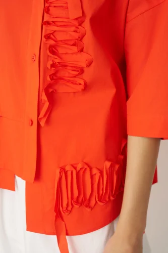 Megisti Gömlek - Kırmızı - 6