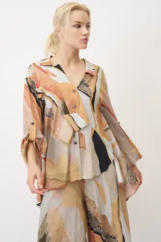 Milos Gömlek - Desenli - 4