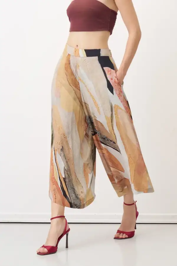 Milos Pantolon - Desenli - 3