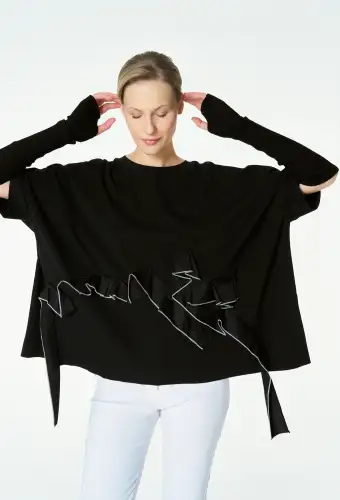Mimora Bluz - Siyah - 1