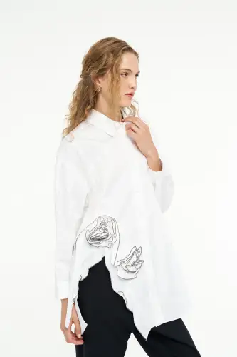 Mimoza Gömlek - Beyaz 