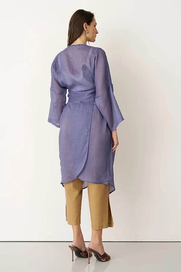Monopetra Kimono - Indigo - 5