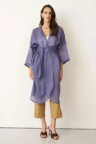 Monopetra Kimono - Indigo - 4