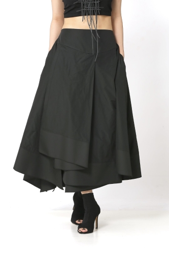Multi-Piece Skirt - Black - 1