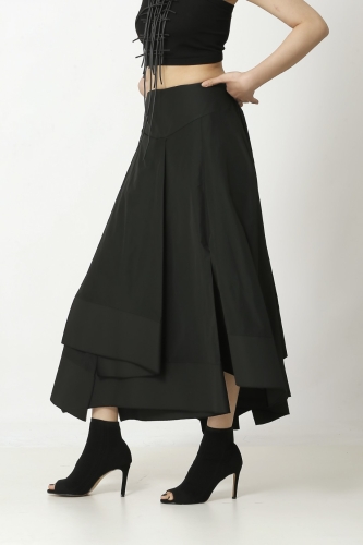Multi-Piece Skirt - Black - 2