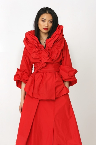 Multi-Piece Skirt - Red - 2