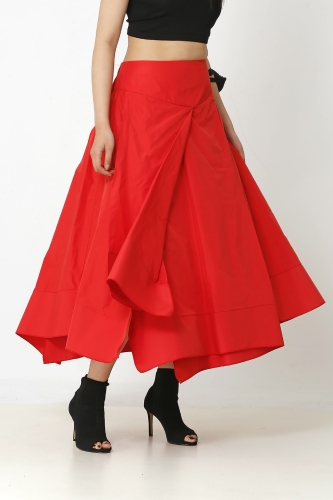 Multi-Piece Skirt - Red - 3