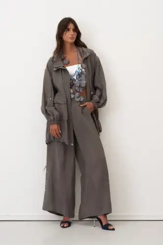 Mykonos Ceket - Gri - 1