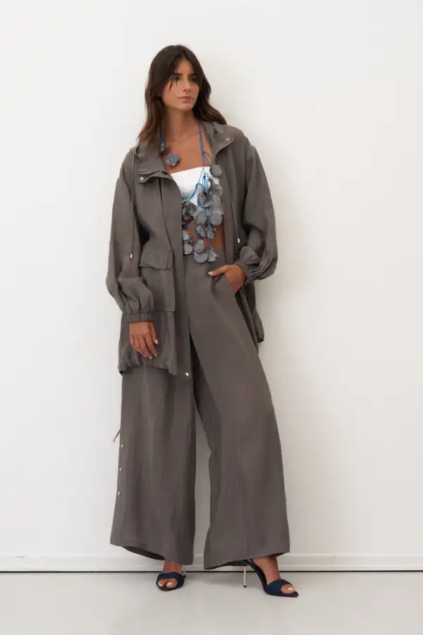 Mykonos Ceket - Gri - 1