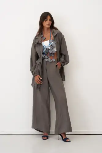 Mykonos Ceket - Gri - BIZE (1)