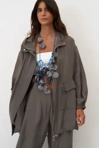 Mykonos Ceket - Gri - 6