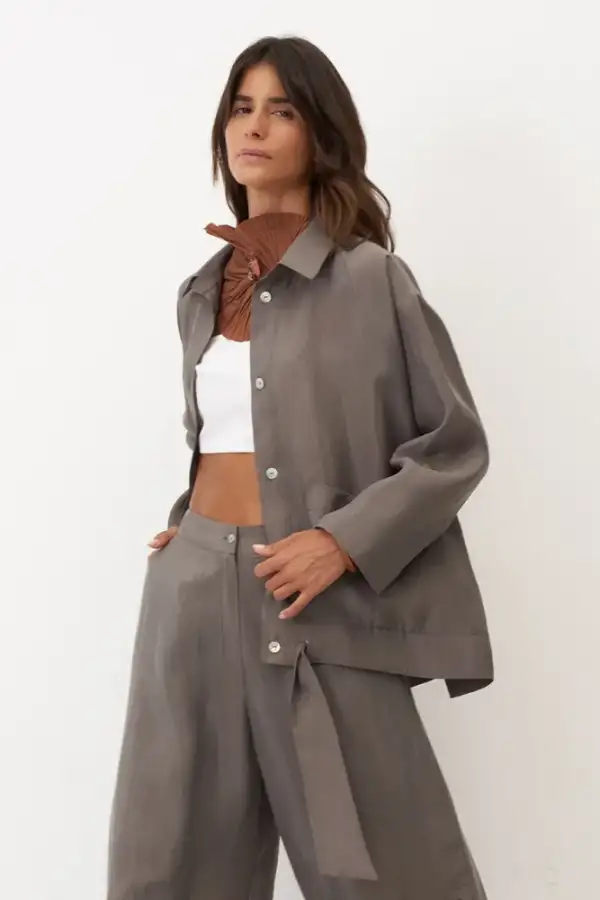 Mykonos Ceket - Gri - 3