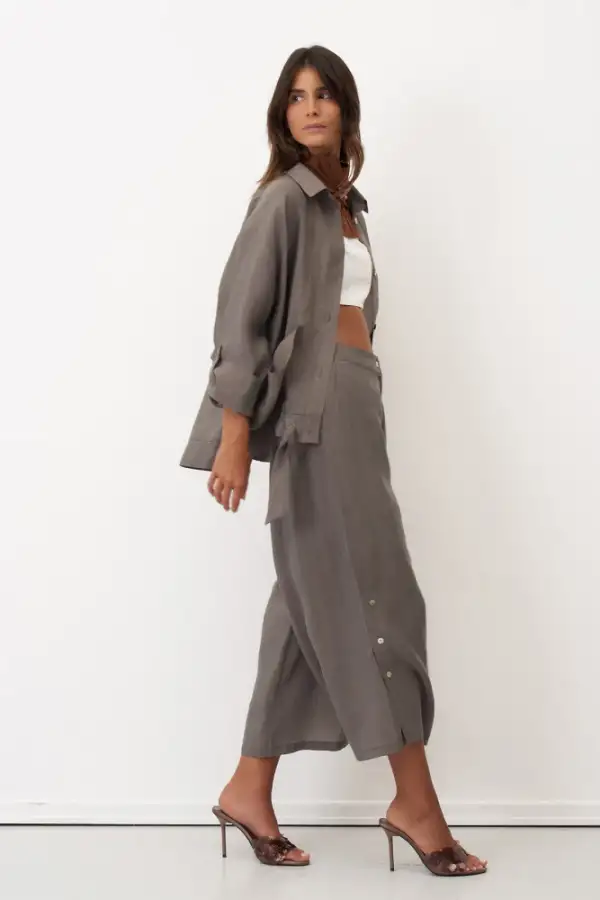 Mykonos Ceket - Gri - 5