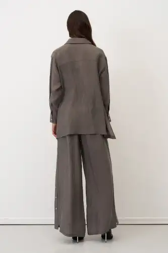 Mykonos Gömlek - Gri - 4