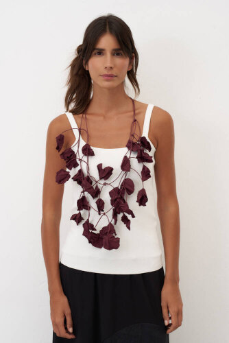 Mykonos Kolye - Bordo 