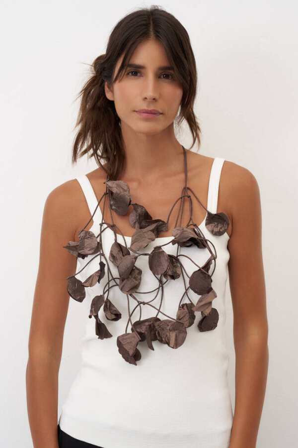 Mykonos Kolye - Kahverengi - 1