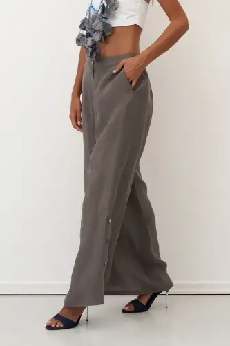 Mykonos Uzun Pantolon - Gri - 3