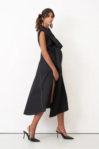 Neraki Elbise - Siyah - 3